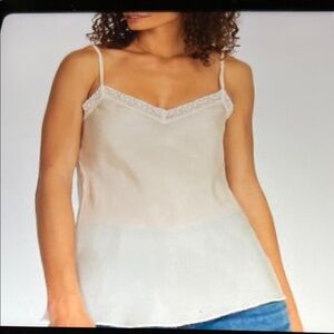Johnny Was Cream Lace Camisole